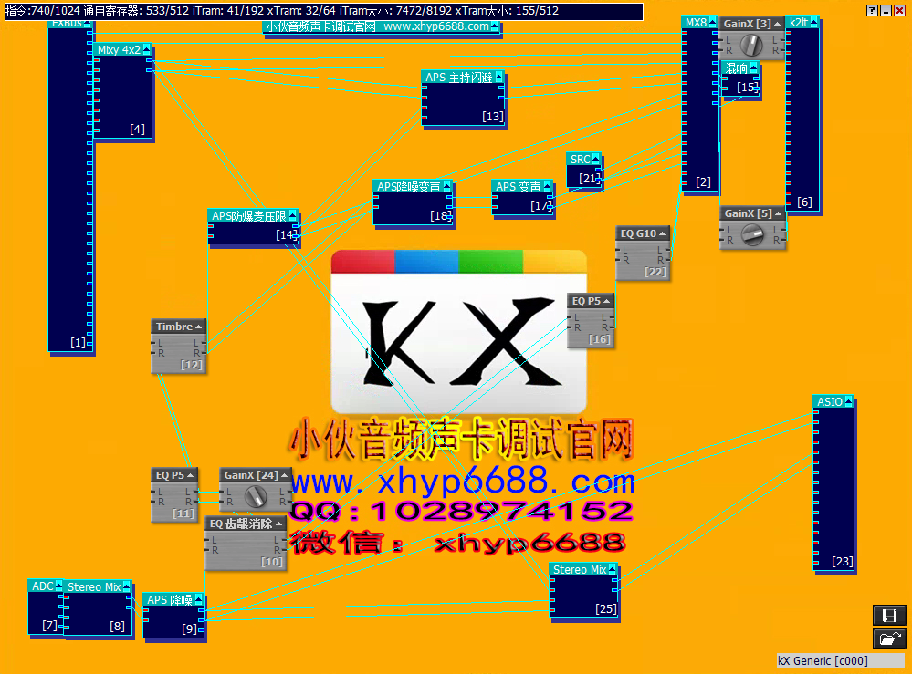 KX连线图